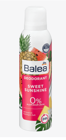 Screenshot 2021-09-12 at 18-21-11 Balea Deospray Deodorant Sweet Sunshine, 200 ml dauerhaft günstig online kaufen dm de